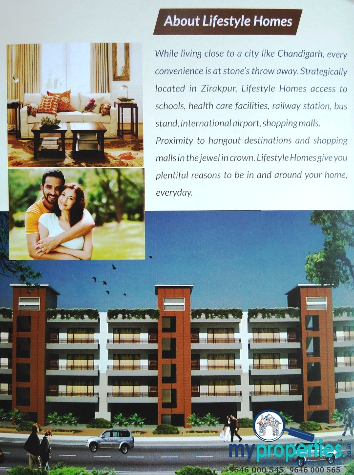 2 bhk flats in lifestyle homes patiala road zirakpur