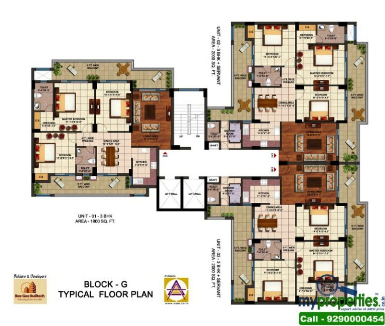 Palm Village Kharar Call 9290000454, 9290000458 3 BHK Premium Flats in Sector 126, Kharar