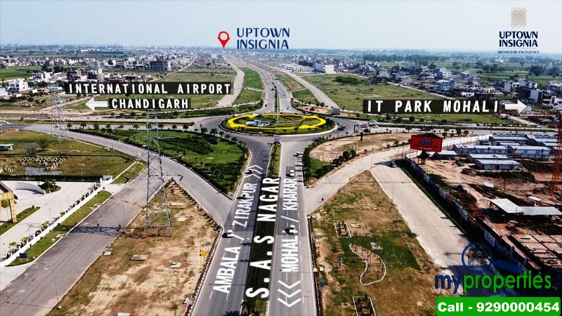 This image has an empty alt attribute; its file name is Location-of-Uptown-Insignia-Zirakpur.jpeg