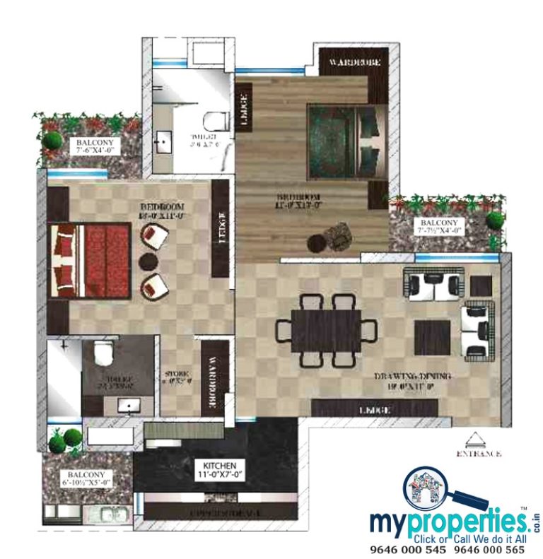 1 2 3 4 5 & 6 BHK Ready To Move Flats in Maya Garden City Ambala