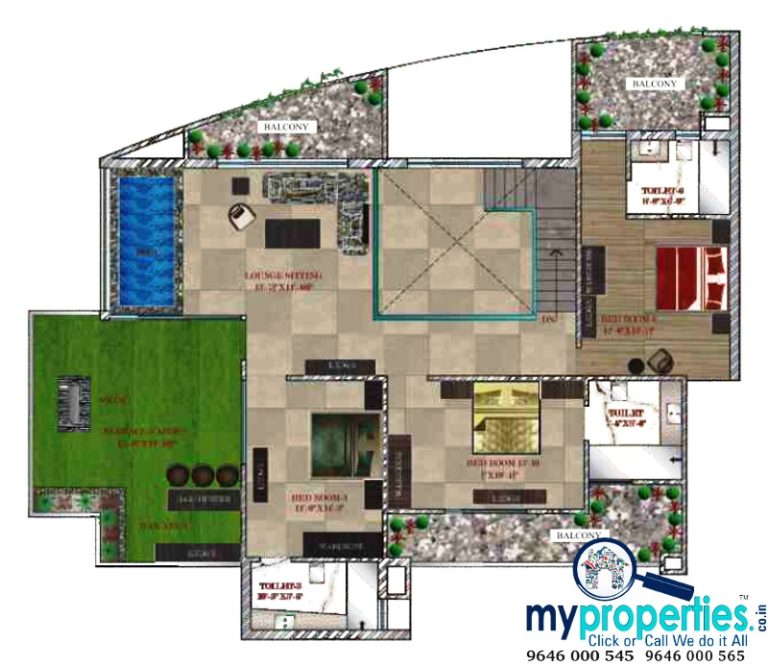 1 2 3 4 5 & 6 BHK Ready To Move Flats in Maya Garden City Ambala