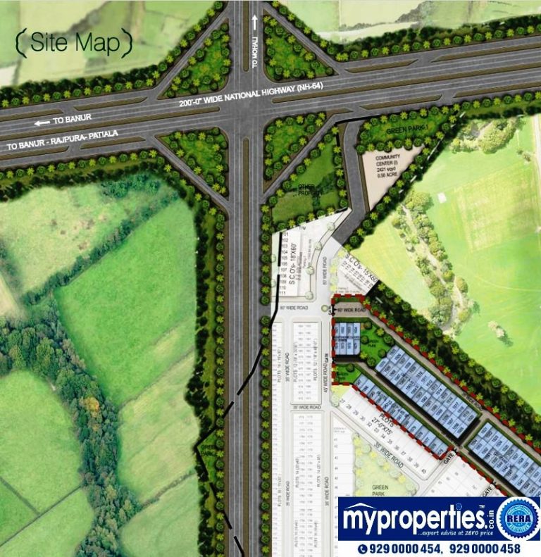 Royale Gardens Zirakpur Call 9290000454, 9290000458 Plots Duplex