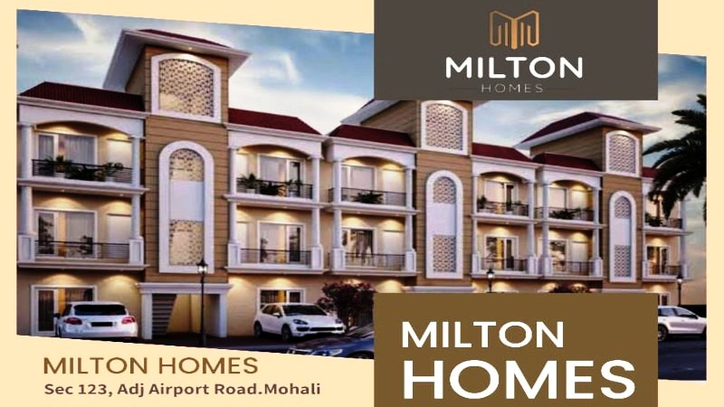 2 BHK Flats For Sale in Milton Homes Sector 123, Sunny Enclave Kharar || Call – 9290000454 ||