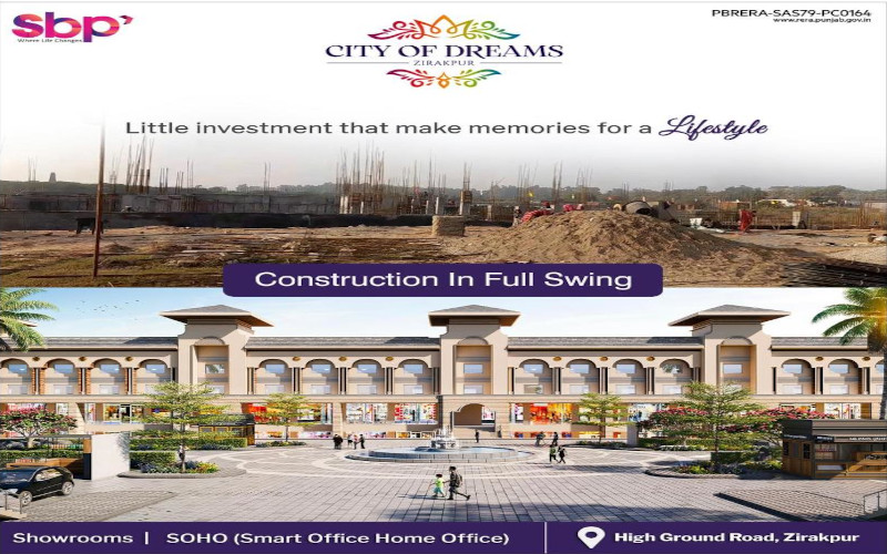 Plots For Sale in City of Dream at Patiala Highway Zirakpur – Call – 9290000454