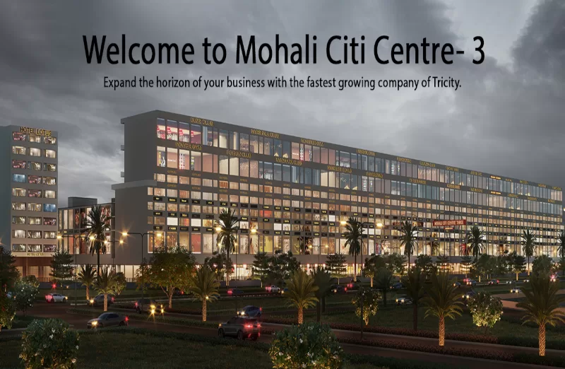 Shop for Sale in Mohali City Center 3 at Airport Road Mohali | Call – 9290000454
