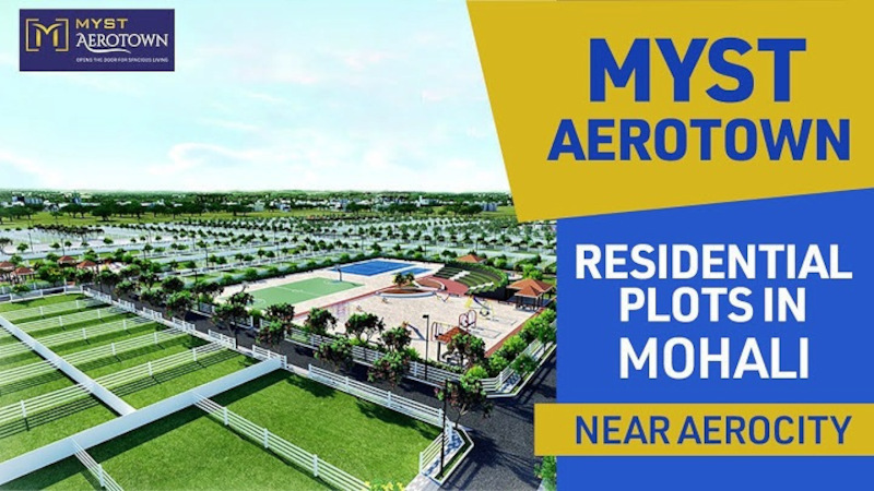 Residential Plots For Sale in Myst Aerotown Aerocity Mohali || Call – 9290000454 ||