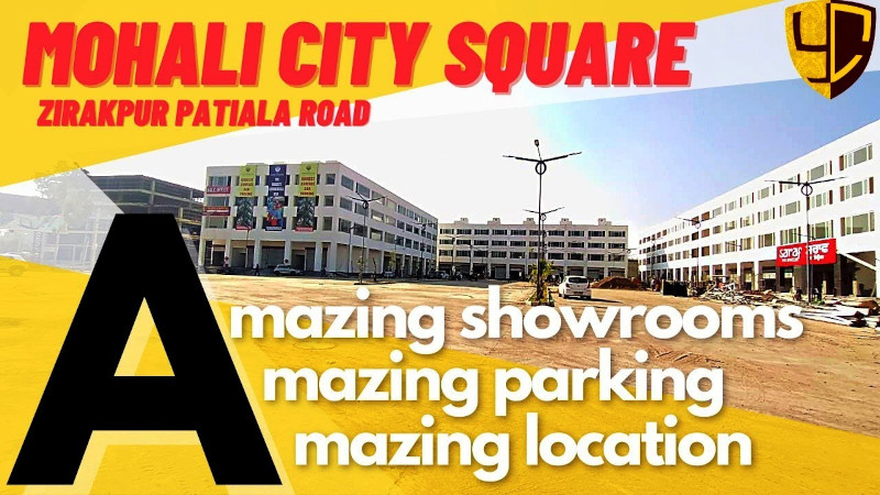 Showroom For Rent in Mohali City Square Patiala Highway Zirakpur || Call 9290000454
