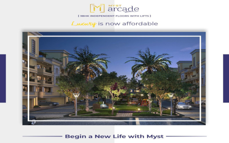 Myst Arcade Zirakpur | Call – 9290000454 | 3 BHK Flats For Sale at Pabhat Road Zirakpur